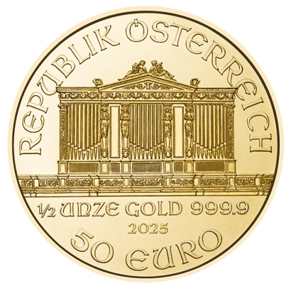 1/2 Ounce Gold Vienna Philharmonic Coin