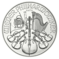 1 ounce platinum Vienna Philharmonic